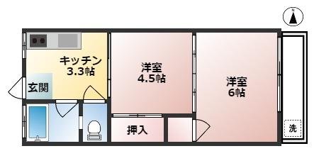 第2あけぼのハイム23　間取図